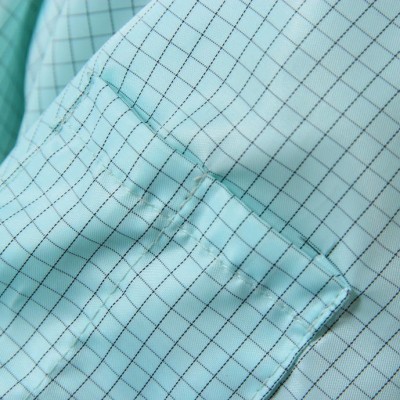 Grid Antistatic Garment White, Pink, Blue, Sky Color